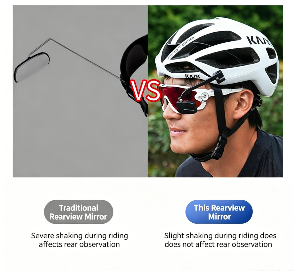 360° Helmet Rear View Mirror