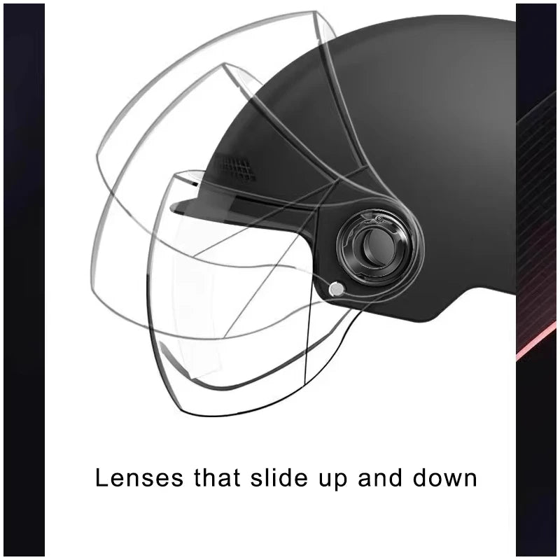 Classic Retro Half-Face Helmet