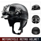 Retro Half-Face Riding Helmet