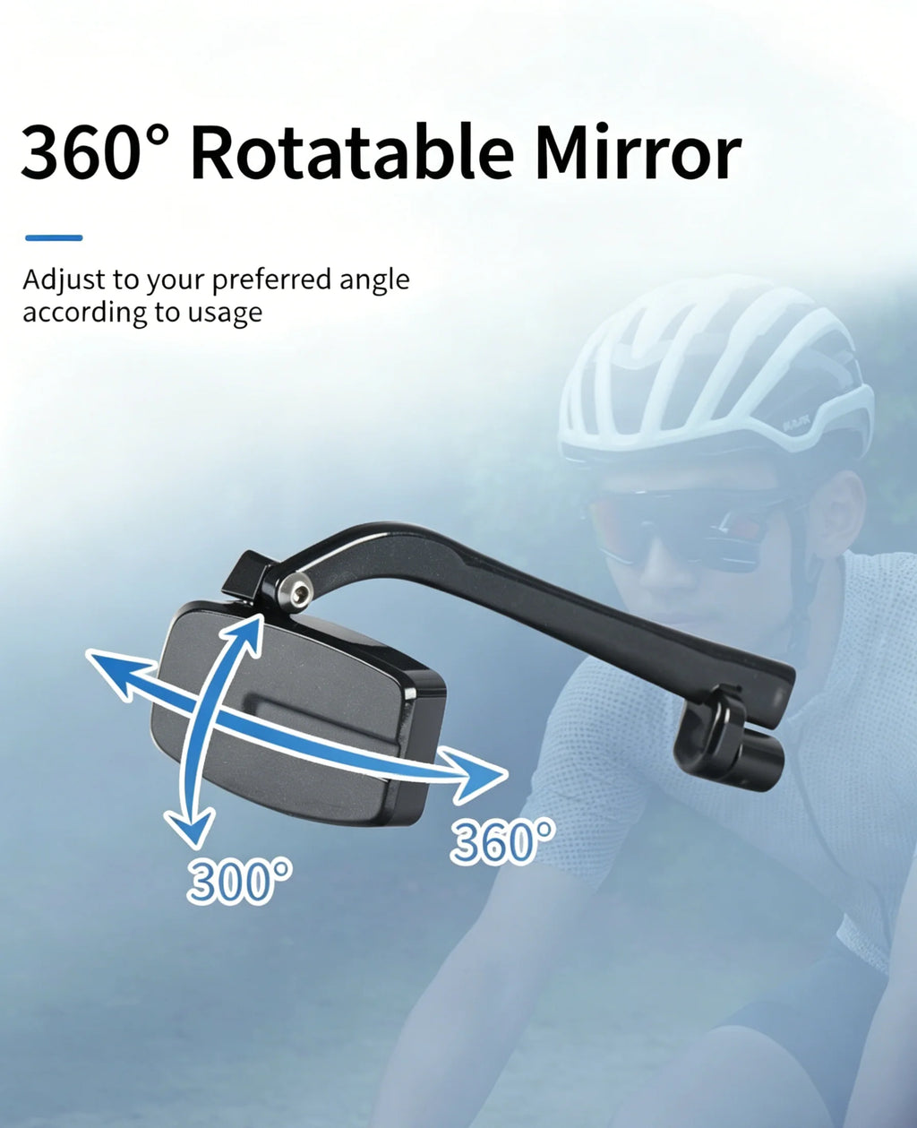 360° Helmet Rear View Mirror