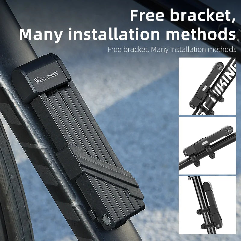 WEST BIKING Foldable Bike Lock