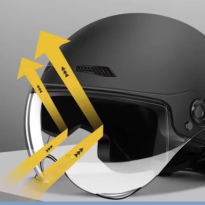 Classic Retro Half-Face Helmet